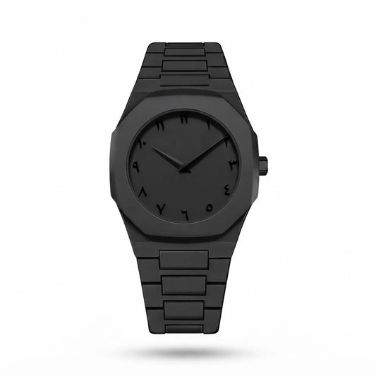 Black Arabic Aura Watch